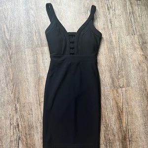 NEW! AEOM black bodycon clubbing formal attire dress size XS